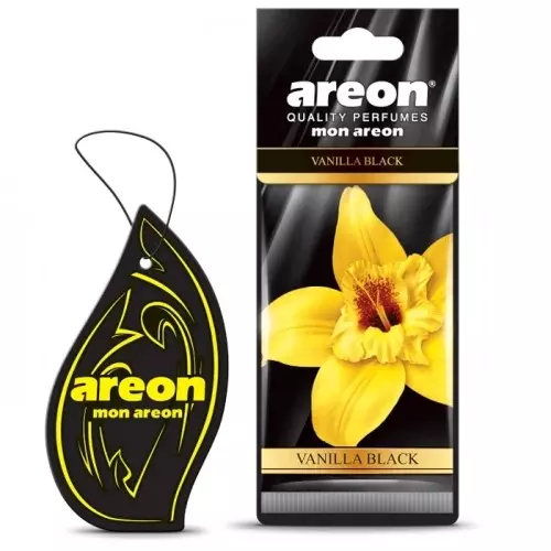 Освежитель воздуха AREON "Mon" сухой, листок Vanilla-Black (МА31)