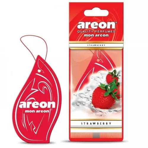 Освежитель воздуха AREON "Mon" сухой, листок Strawberry (MA40) Освежитель воздуха AREON "Mon" сухой, листок Strawberry (MA40)