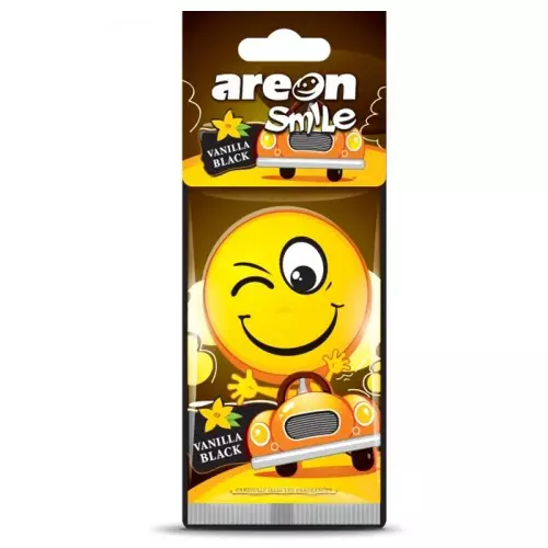 Освежитель воздуха AREON Smile Dry сухой, листок Vanilla Black (ASD22) Освежитель воздуха AREON Smile Dry сухой, листок Vanilla Black (ASD22)