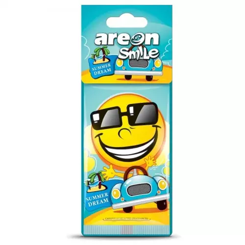 Освежитель воздуха AREON Smile Dry сухой, листок Summer Dream (ASD23)