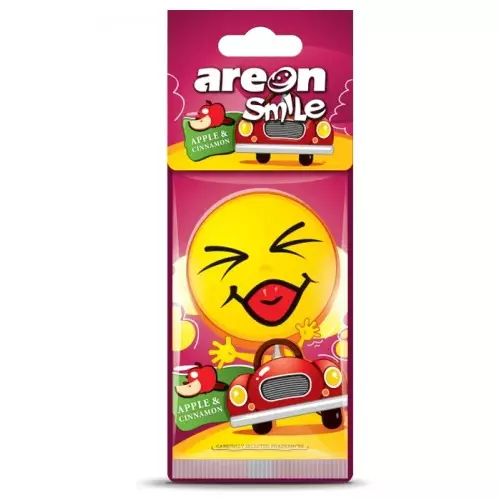 Освіжувач повітря AREON Smile Dry сухий, листок Apple & Cinnamon (ASD24)