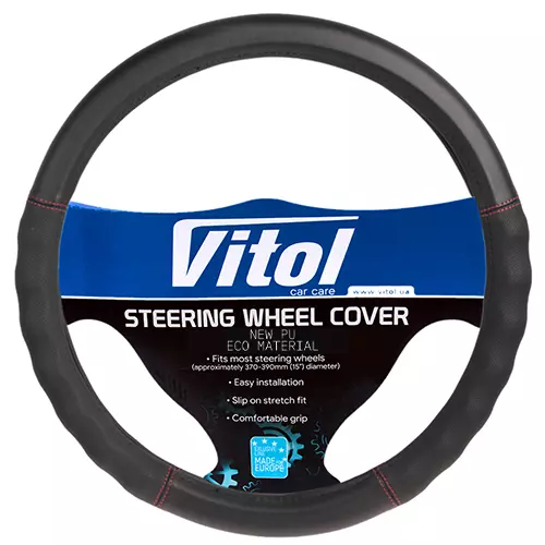 Чехол на руль VITOL черный (VLU-1909339 BK M) Чехол на руль VITOL черный (VLU-1909339 BK M)