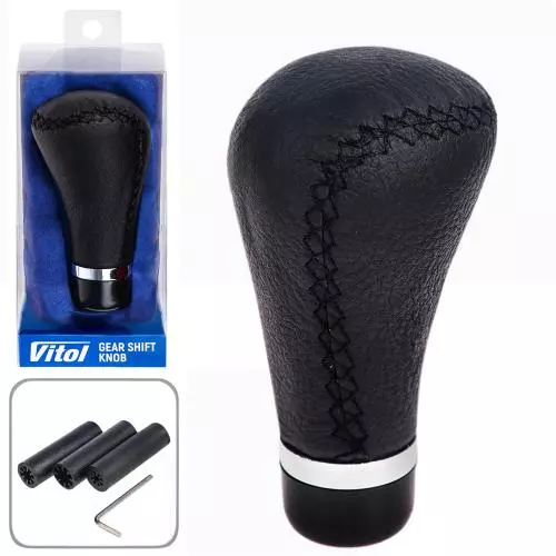 Ручка до/п VITOL чорна шкіра (F 25341 P) Ручка до/п VITOL чорна шкіра (F 25341 P)