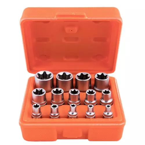 Набор головок Alloid торкс 1/4"-3/8"-1/2"DR Е4-Е24 14 шт (НГЕ-424K) Набор головок Alloid торкс 1/4"-3/8"-1/2"DR Е4-Е24 14 шт (НГЕ-424K)