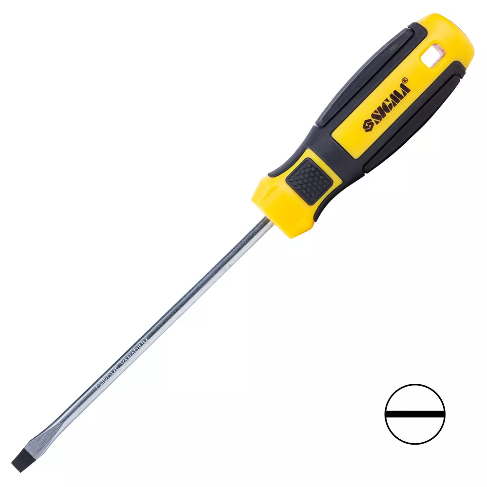 Отвертка шлицевая SIGMA SL 5.0х125мм CrV Mega (4009221) Отвертка шлицевая SIGMA SL 5.0х125мм CrV Mega (4009221)
