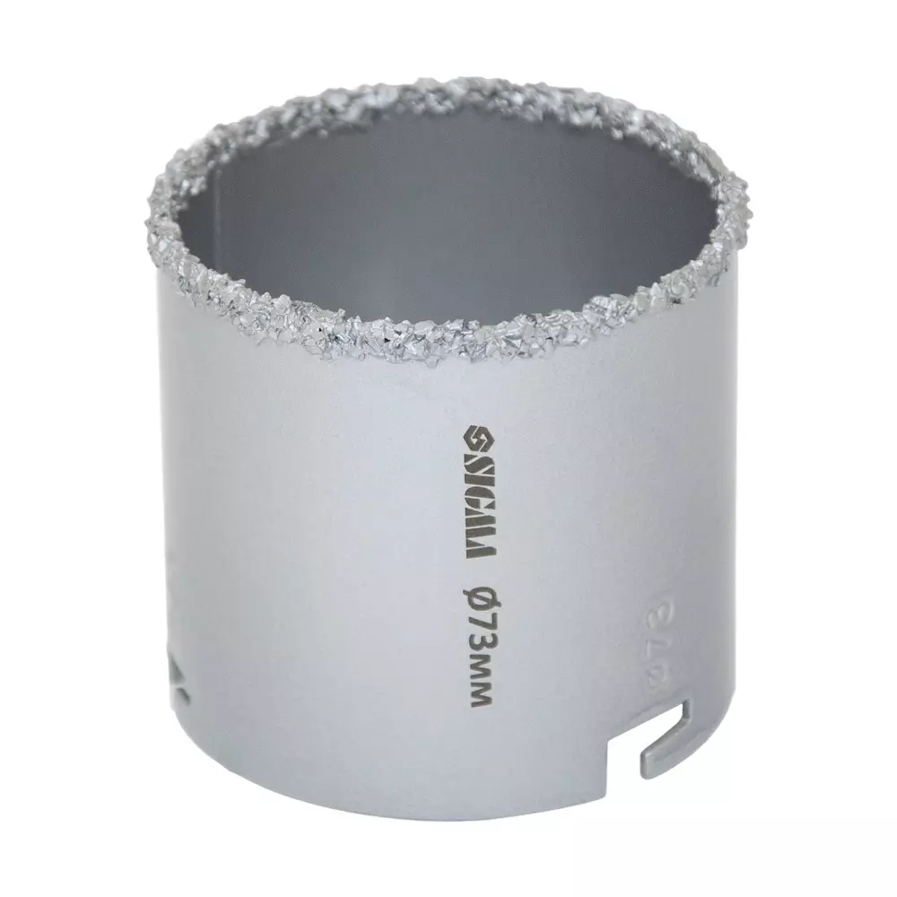 Коронка кольцевая с вольфрамовым напылением SIGMA 73мм (1512161) Коронка кольцевая с вольфрамовым напылением SIGMA 73мм (1512161)