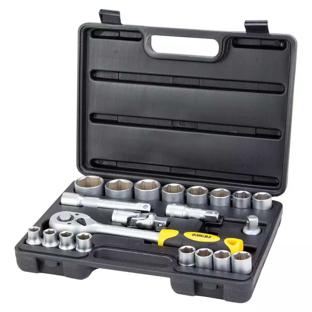 Набор торцевых насадок SIGMA 1/2" 21 шт CrV mid (6003721)