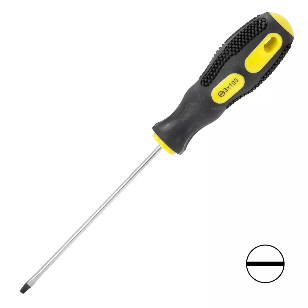 Викрутка SIGMA SL3.0х100мм CrV (4006311) Викрутка SIGMA SL3.0х100мм CrV (4006311)
