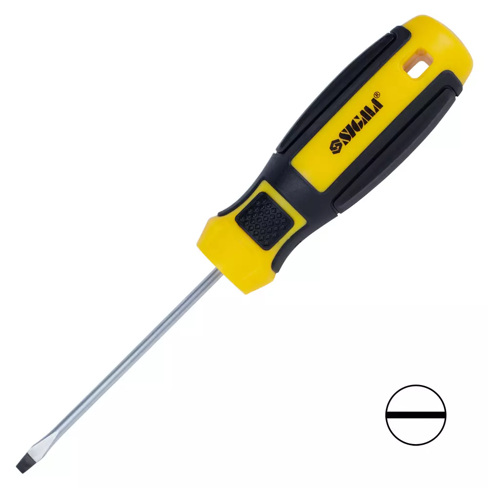 Отвертка шлицевая SIGMA SL 3.0х75мм CrV Mega (4009151) Отвертка шлицевая SIGMA SL 3.0х75мм CrV Mega (4009151)