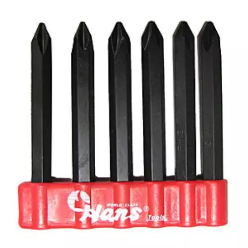 Бита HANS для отвёртки ударная PH2 80 мм (022-8PH2) Бита HANS для отвёртки ударная PH2 80 мм (022-8PH2)