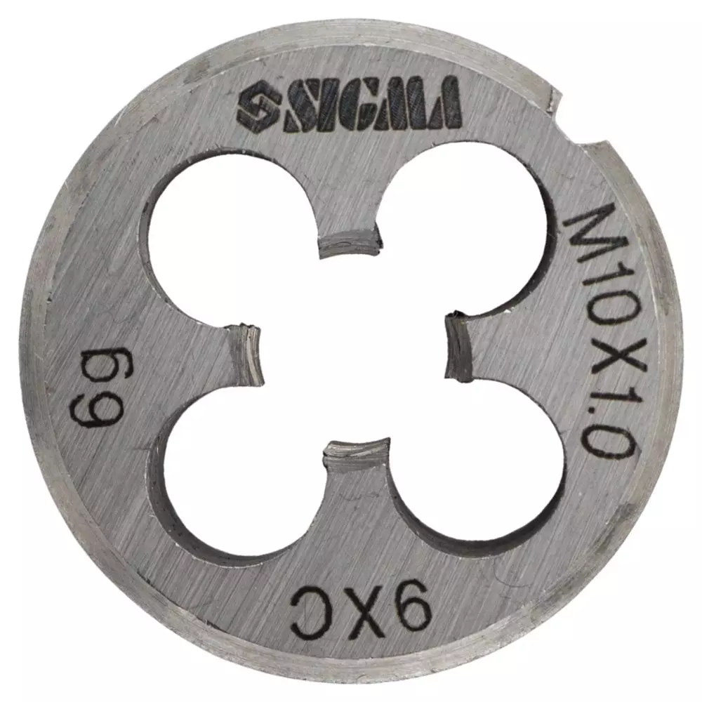 Плашка SIGMA М10х1.0мм (1604261) Плашка SIGMA М10х1.0мм (1604261)