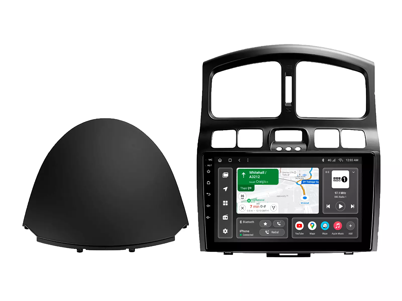 Мультимедійна автомобільна система Gazer T6009-SM PRO MAX до Hyundai Santa Fe 1 (SM) 2000-2012 40085