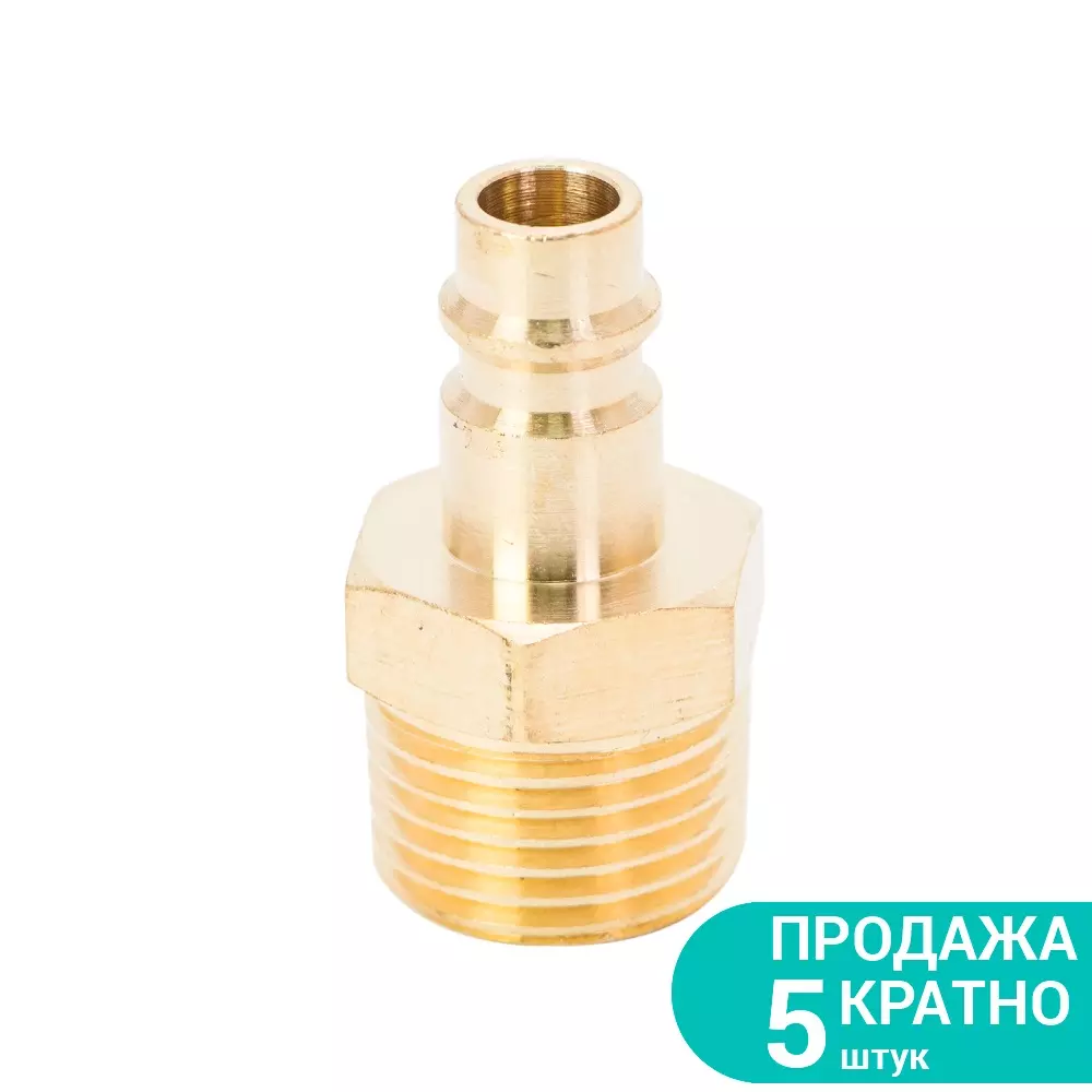Штуцер SIGMA с внешним резьбовым соединением MT 1/2" Латунь (7022531) Штуцер SIGMA с внешним резьбовым соединением MT 1/2" Латунь (7022531)