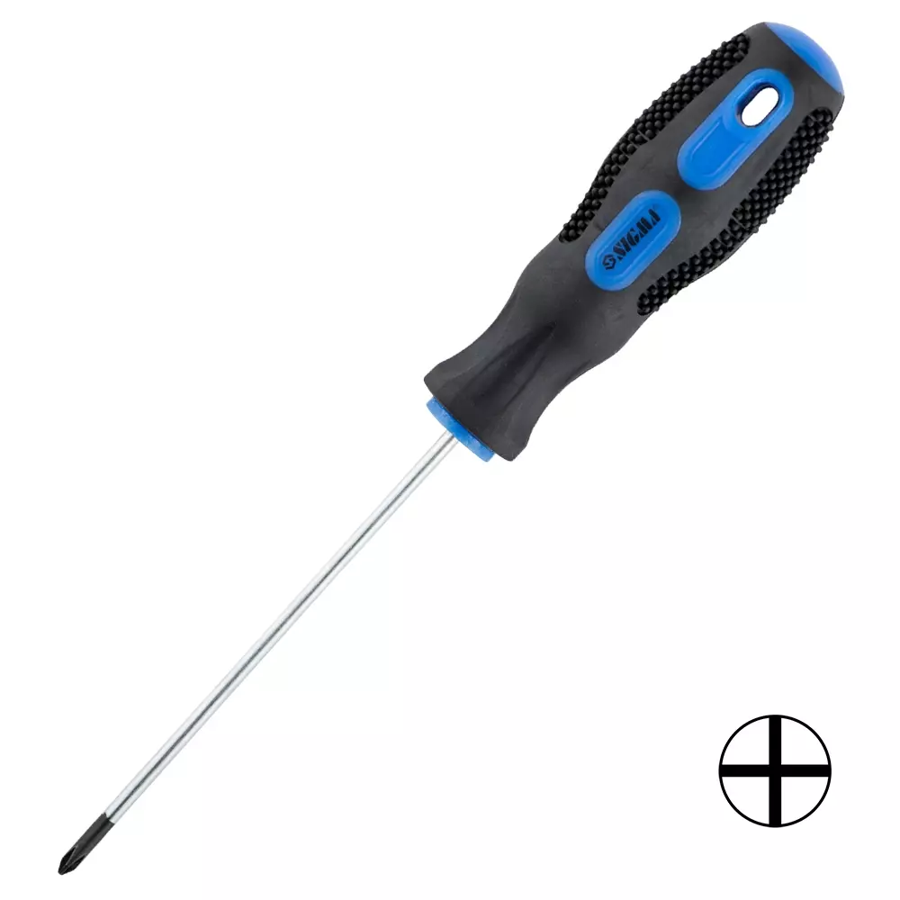 Викрутки SIGMA PH0х100мм СRV (4006511) Викрутки SIGMA PH0х100мм СRV (4006511)