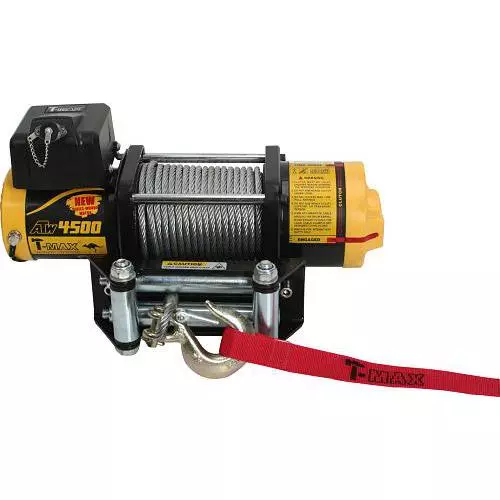 Лебідка T-max ATWPRO-4500 12 В 2,04т 6мм х18м (7241100) Лебідка T-max ATWPRO-4500 12 В 2,04т 6мм х18м (7241100)