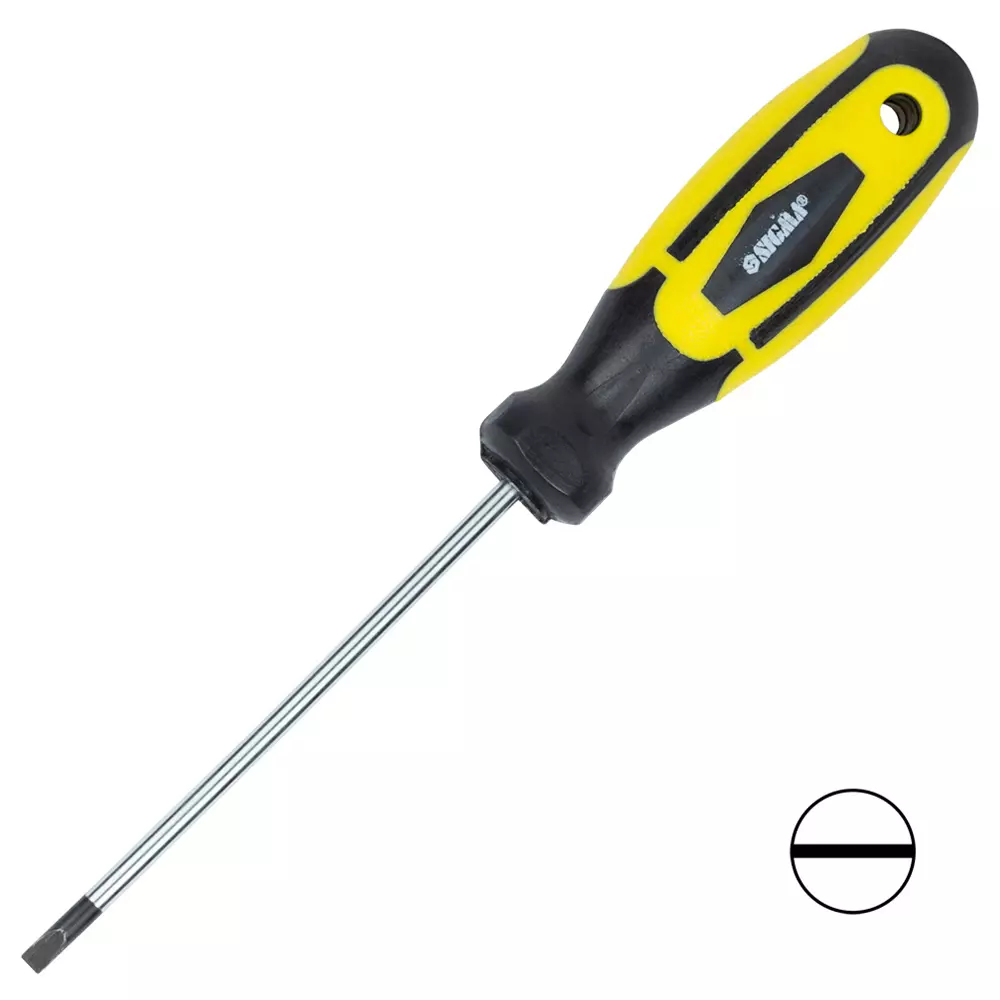 Викрутка посилена шліцьова SIGMA SL4х100мм CrV (4007031)