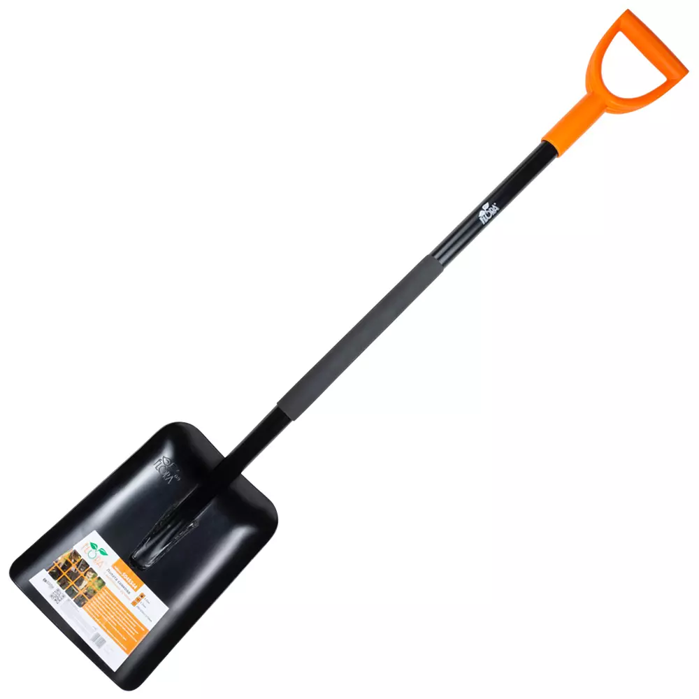 Лопата совковая FLORA с металлической ручкой 290х235х1170мм 2.25кг (5045544) Лопата совковая FLORA с металлической ручкой 290х235х1170мм 2.25кг (5045544)