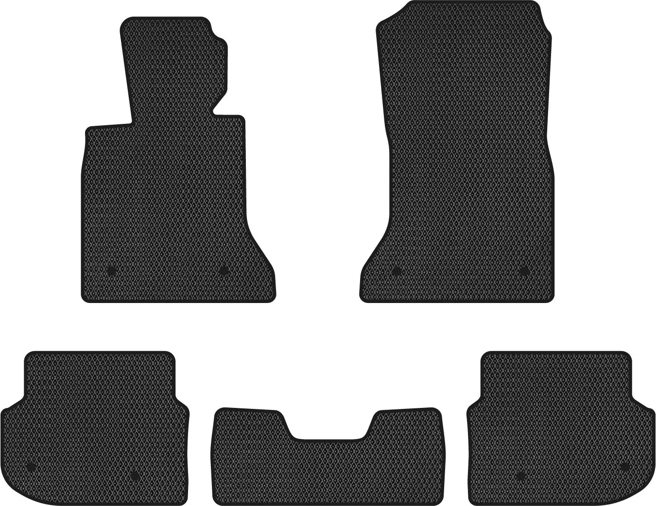 EVA коврики в салон EVAtech BMW 5 Series (F11) RWD Electric seats 
Combi EU 2010-2013 (BM31057CB5BW8RBB)