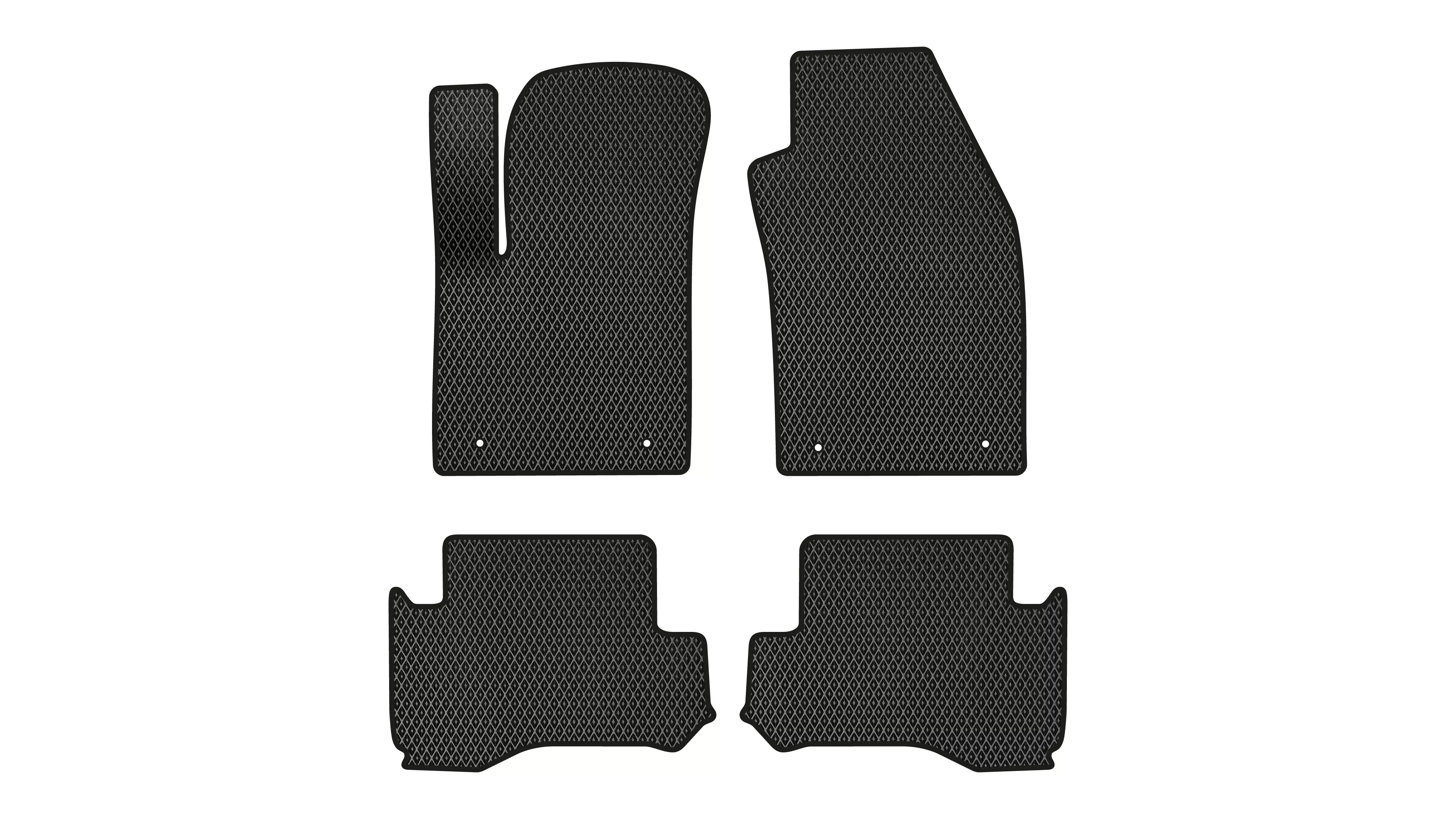 EVA коврики в салон EVAtech Fiat 500e 1 поколение Hatchback EU 2013-2020 (FT43489PVC4LA4RBB) EVA коврики в салон EVAtech Fiat 500e 1 поколение Hatchback EU 2013-2020 (FT43489PVC4LA4RBB)