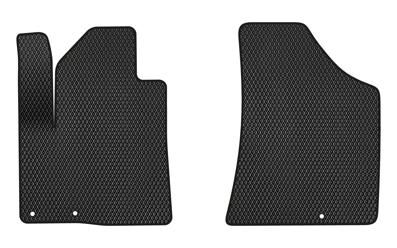 EVA коврики в салон EVAtech Hyundai Santa FE (CM) Restyling (Hinged Gas Pedal) 7 seats (3 clips) SUV EU 2010-2012 (2 пок.) (HY13