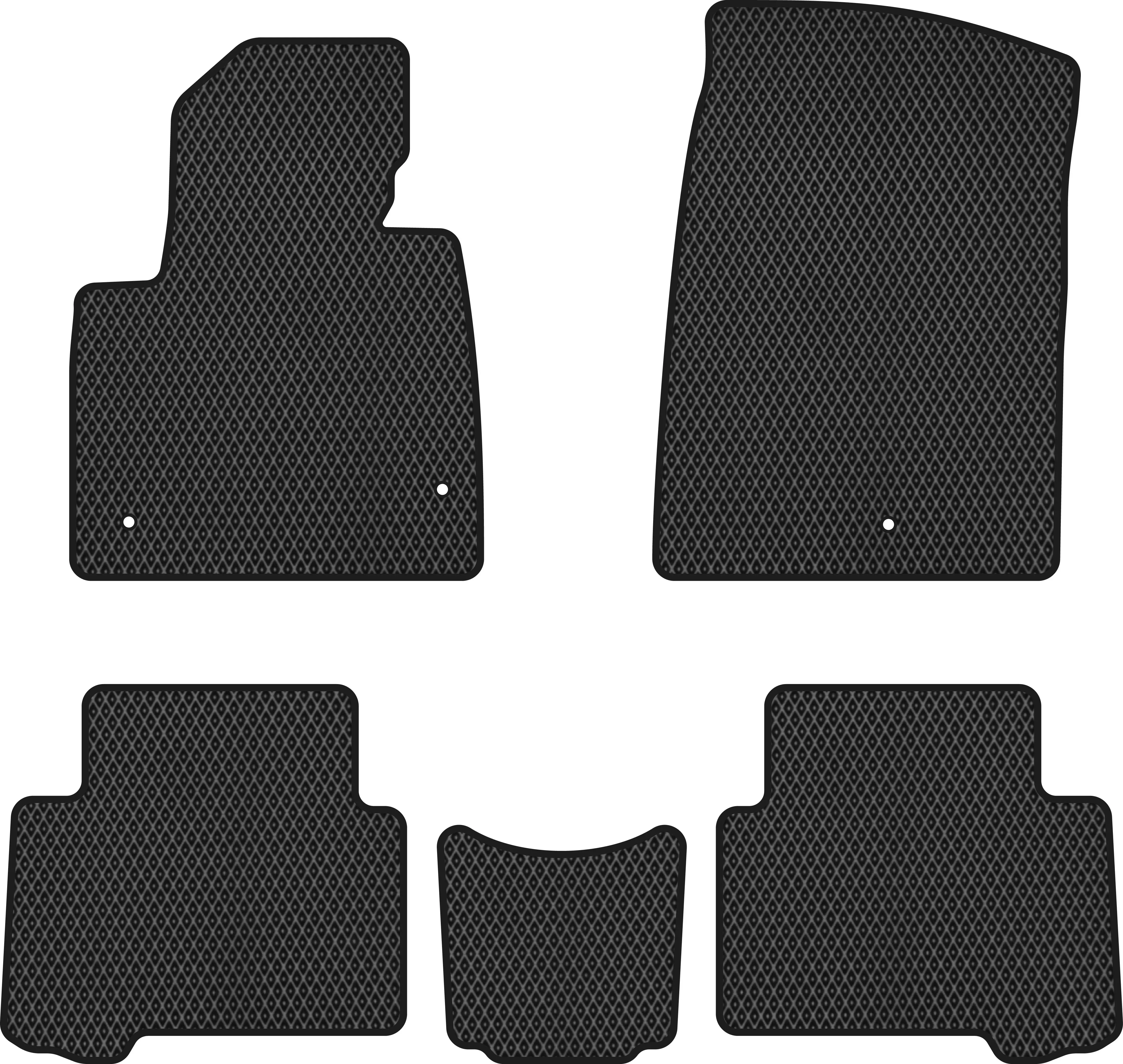 EVA коврики в салон EVAtech Hyundai Santa FE (DM) SUV EU 2012-2017
(HY3305CB5LA3RBB)