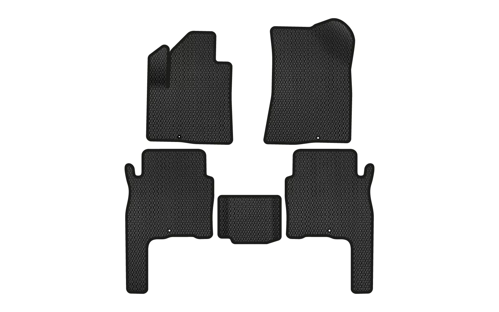 EVA килимки в салон EVAtech Hyundai Santa FE (CM) 7 seats SUV Korea 
2006-2010 (HY33307CLK5KD4RBB)
