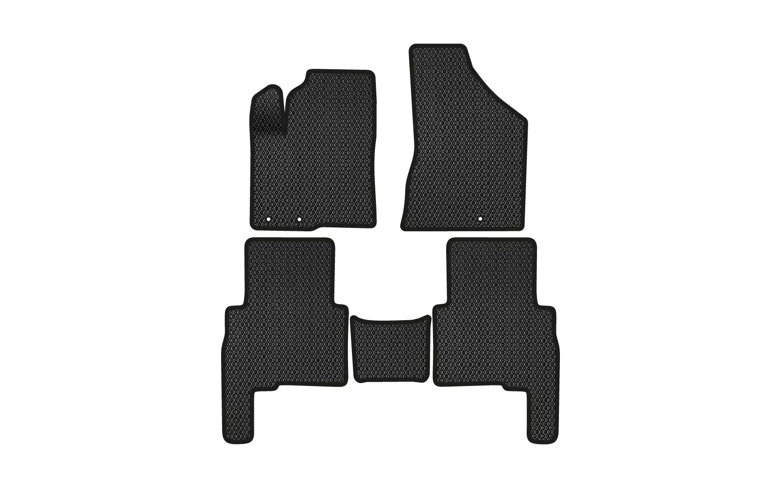 EVA килимки в салон EVAtech для Kia Sorento (XM) (Hinged Gas Pedal) 7 seats 2 поколение SUV EU 2009-2012 (KI12232CV5KH3RBB)