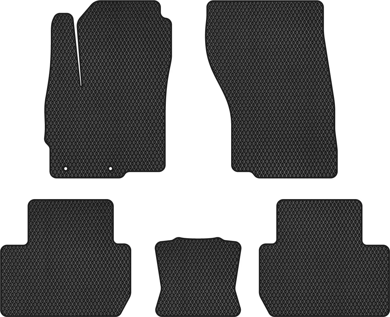 EVA килимки в салон EVAtech для Mitsubishi Outlander SUV EU 2013+ (MT3180C5LP2RBB)