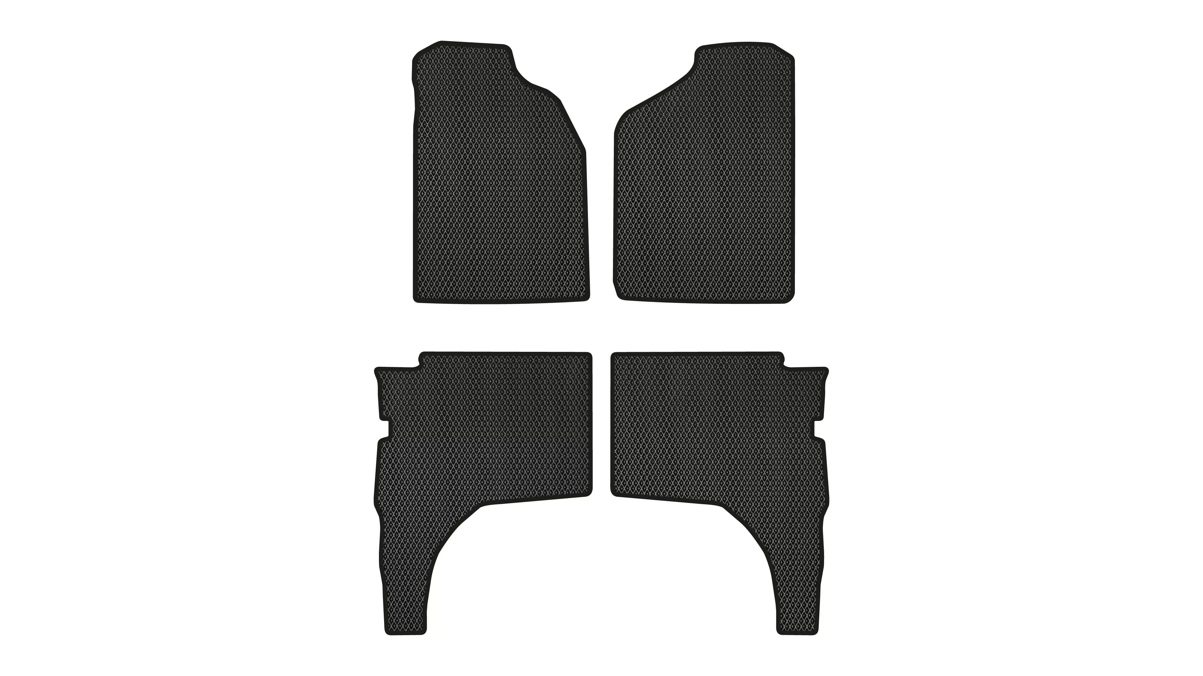 EVA килимки в салон EVAtech для Mitsubishi L200 (K60T) Pickup 4-дв. EU 1996-2006 (MT42444PB4RBB)