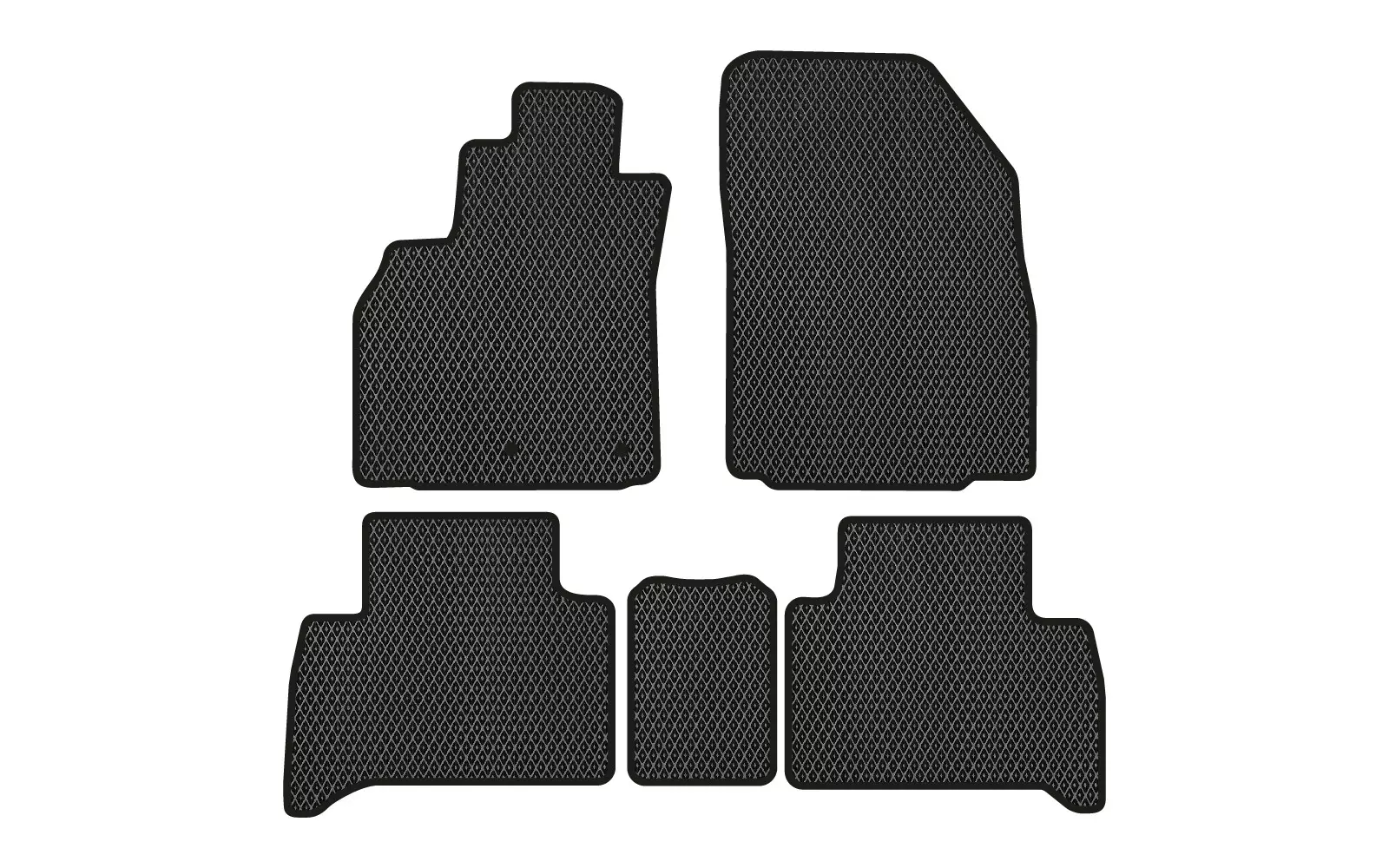 EVA килимки в салон EVAtech для Renault Grand Scenic (III) 7 seats (non-moving armrest) MT 3 поколение Minivan EU 2009-2015 (RT13457CG5RN2RBB)