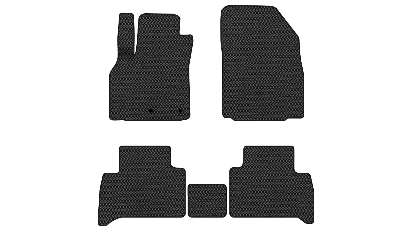 EVA коврики в салон EVAtech Renault Scenic (III) (moving armrest) AT 3 поколение Minivan EU 2009-2015 (RT2893CV5RN2RBB)