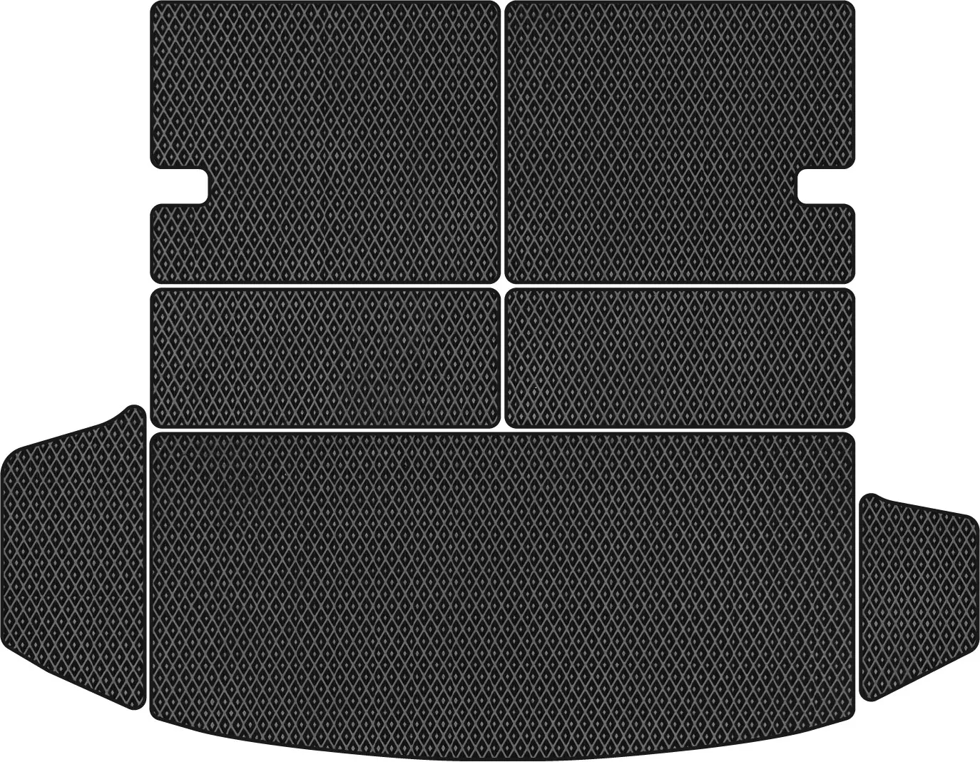 EVA килимок в багажник EVAtech Skoda Kodiaq (7 seats) SUV EU 2016-2021
(SK3721BE7RBB)