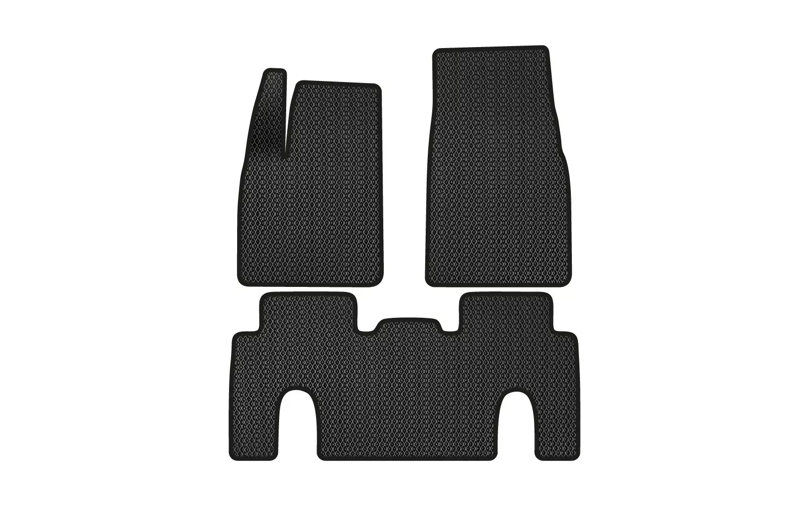 EVA коврики в салон EVAtech Tesla Model X 6 seats Restyling 1 поколение SUV USA 2017+ (TA43889Z3RBB).
