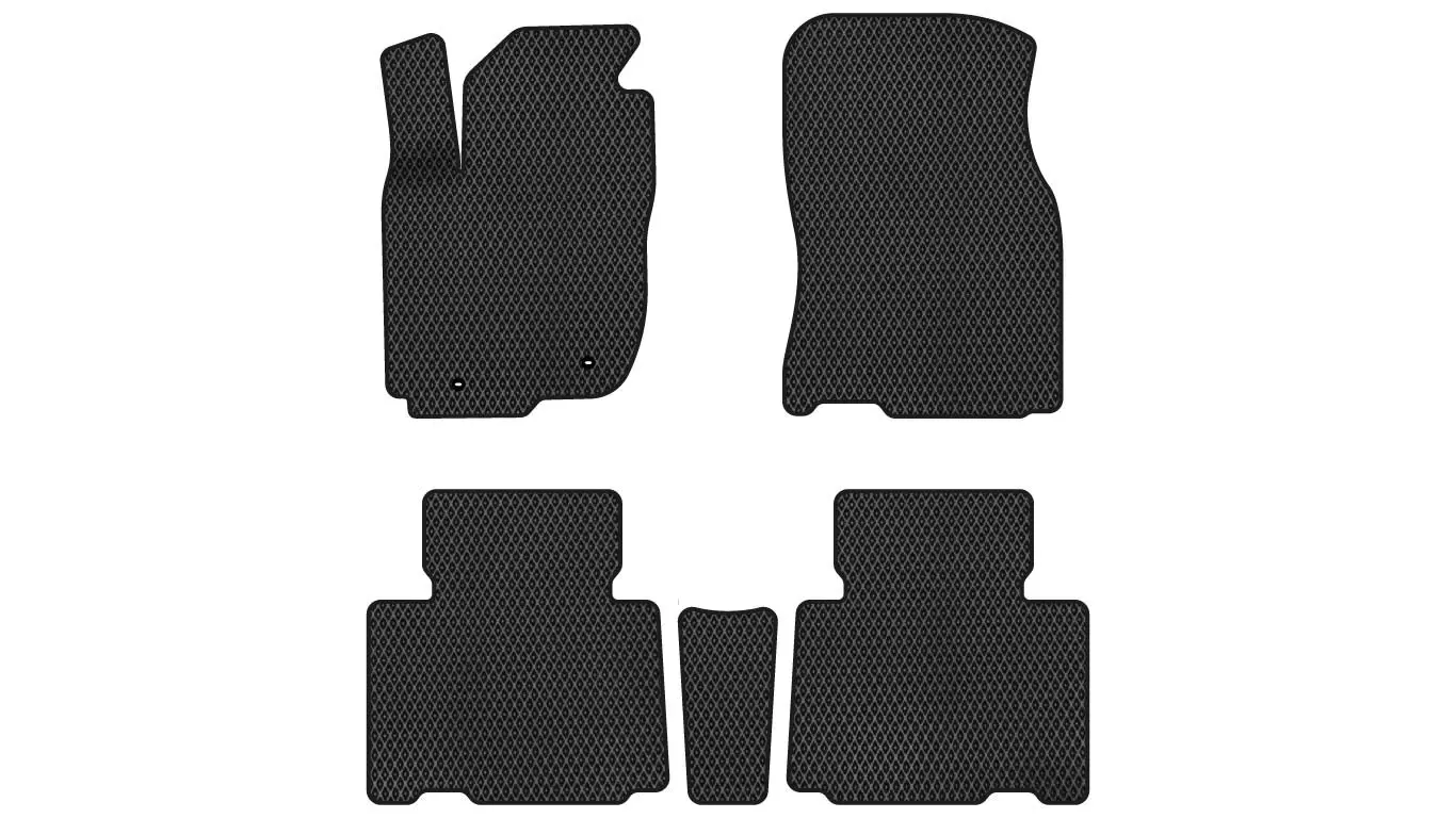 EVA килимки в салон EVAtech Toyota RAV4 (XA40) (closed threshold) Restyling 4 поколение SUV EU 2016-2018 (TY33620C5TL2RBB)