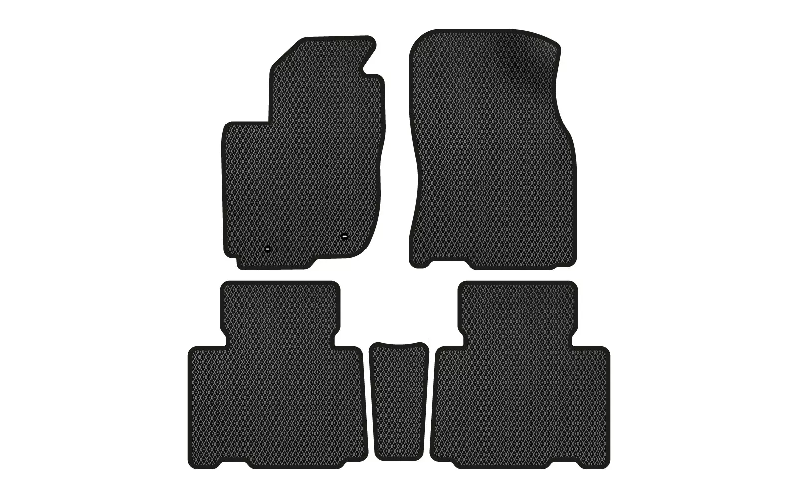 EVA килимки в салон EVAtech для Toyota RAV4 (XA40) (closed threshold) 4 поколение SUV EU 2013-2016 (TY3726CB5TL2RBB)