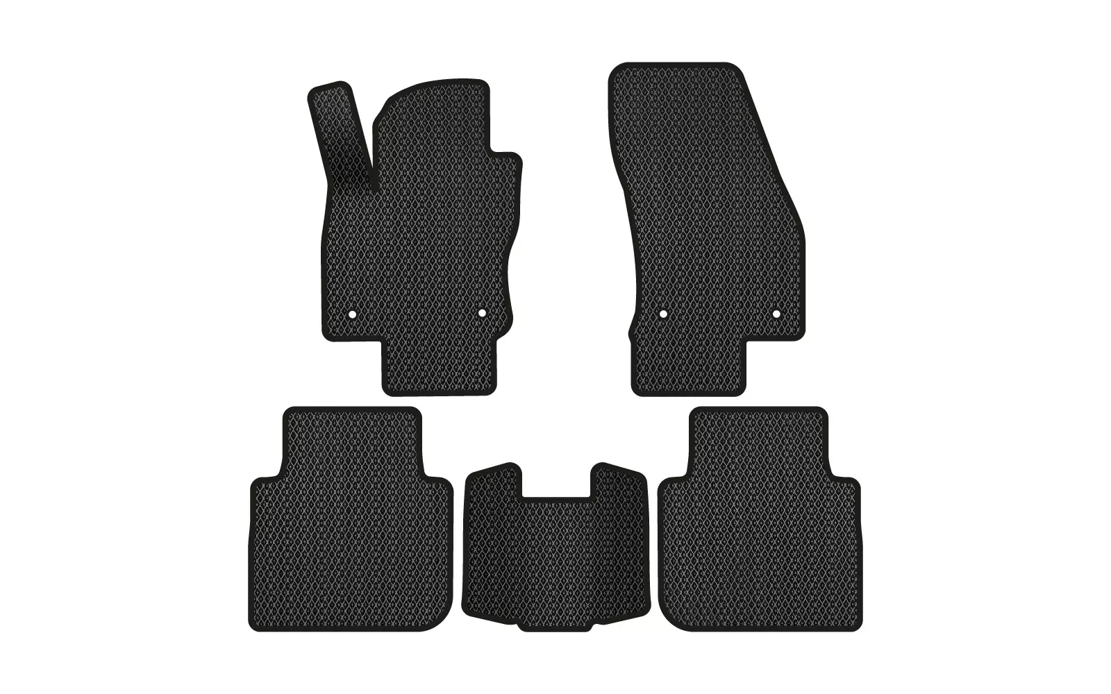 EVA коврики в салон EVAtech Volkswagen Tiguan Allspace 7 seats SUV EU 
2016-2020 (VW13964CL5AV4RBB)