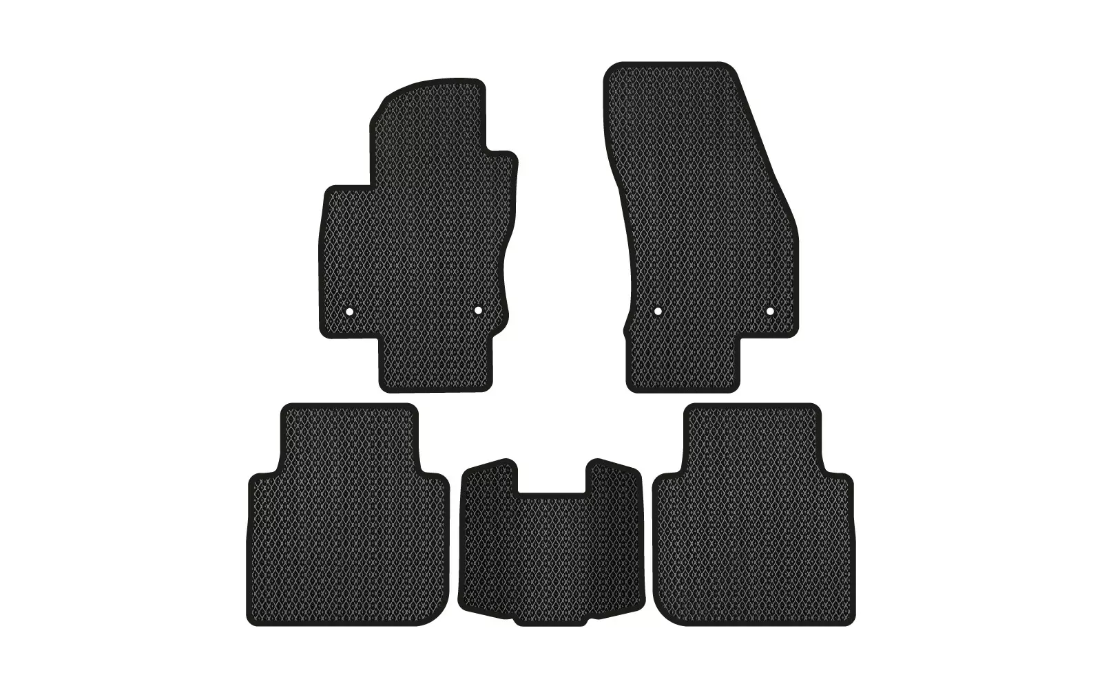 EVA коврики в салон EVAtech Volkswagen Tiguan Allspace 5 seats SUV USA 
2016-2020 (VW13965CM5AV4RBB)