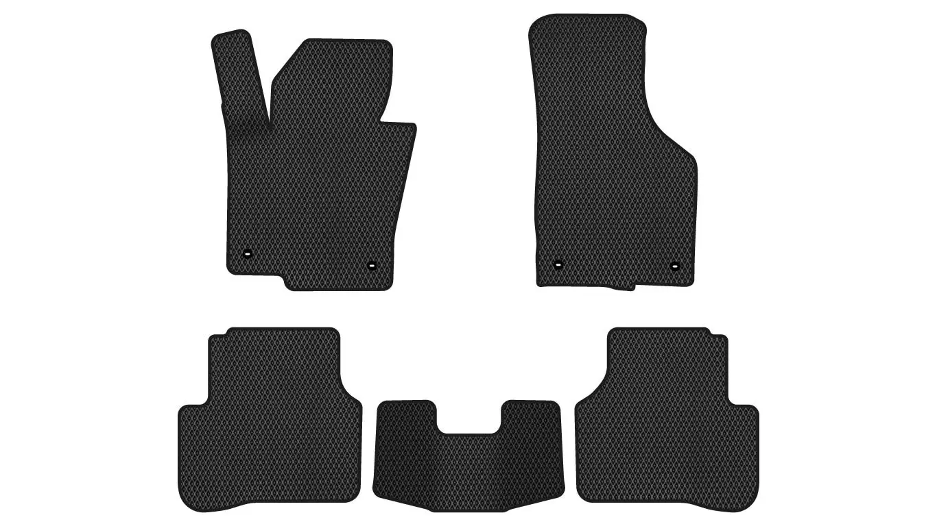 EVA коврики в салон EVAtech Volkswagen Passat (B6) (with armrest) Combi EU 
2005-2010 (VW31276CR5TL4RBB)