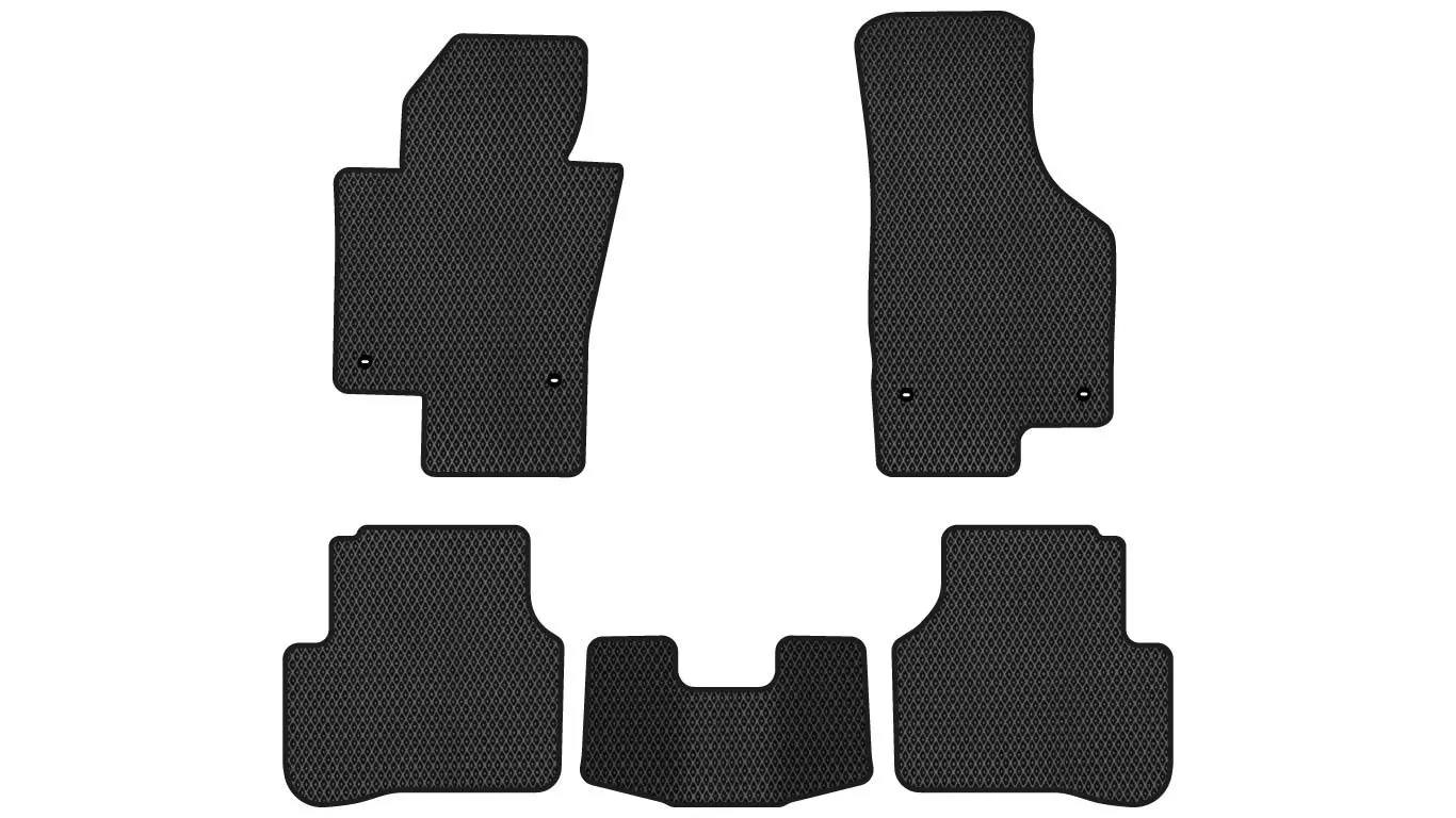 EVA коврики в салон EVAtech Volkswagen Passat (B6) (with armrest) Sedan EU 
2005-2010 (VW31277CM5TL4RBB)