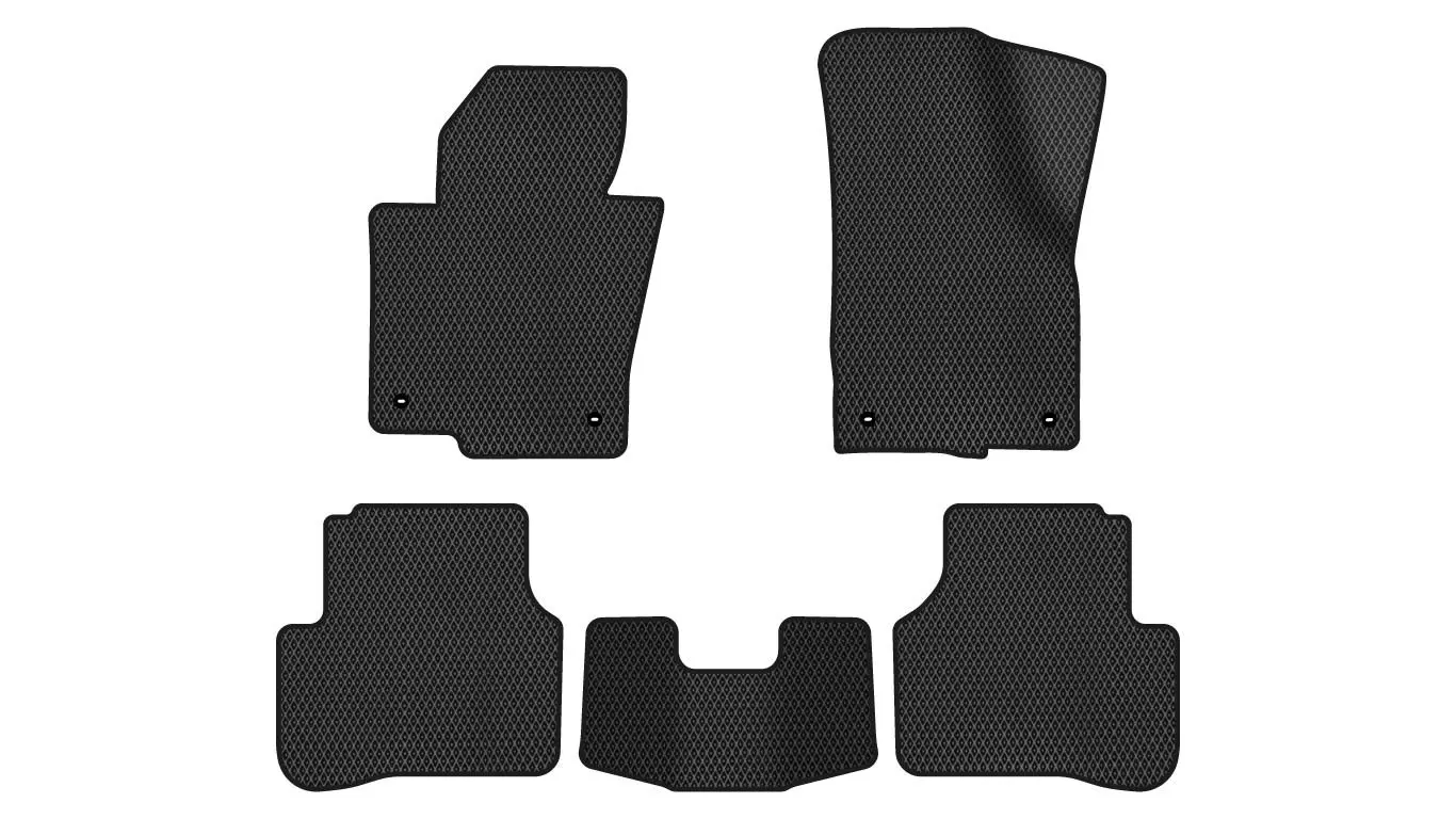 EVA килимки в салон EVAtech Volkswagen Passat (B6) (with armrest) Sedan EU 
2005-2010 (VW31277CP5TL4RBB)