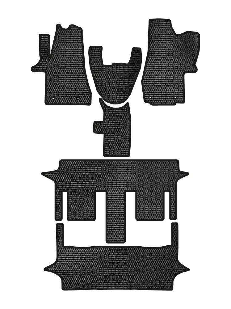 EVA коврики в салон EVAtech Volkswagen Multivan T6 (1+1) (without table) 
Minivan EU 2015+ (VW41195WB6AV4RBB)