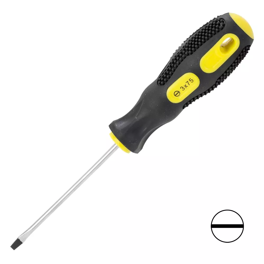Викрутка SIGMA SL3.0х75мм CrV (4006301) Викрутка SIGMA SL3.0х75мм CrV (4006301)