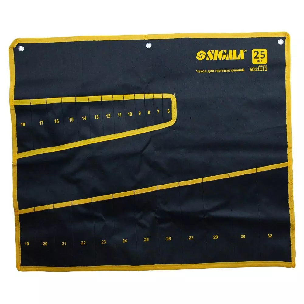 Чохол для гайкових ключів SIGMA 25 шт (6011111)