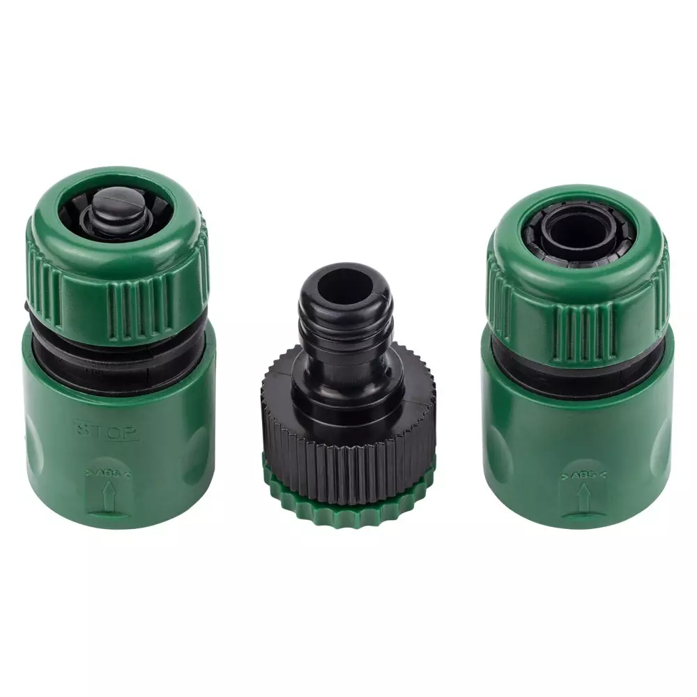 Набор коннекторов GRAD 1/2"+адаптер в/с 1/2"х3/4" для шланга 1/2" ABS (5016155)