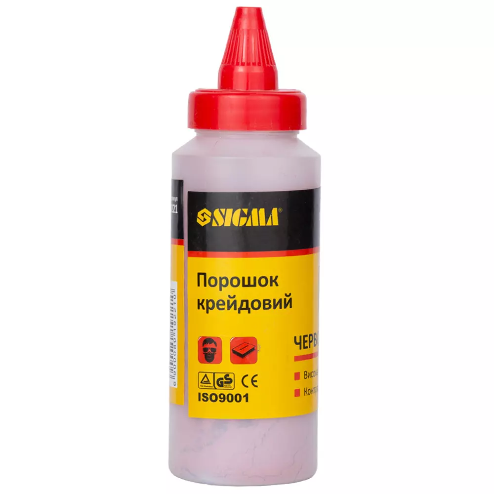 Крейдяний порошок SIGMA червоний 115г (8019221) Крейдяний порошок SIGMA червоний 115г (8019221)