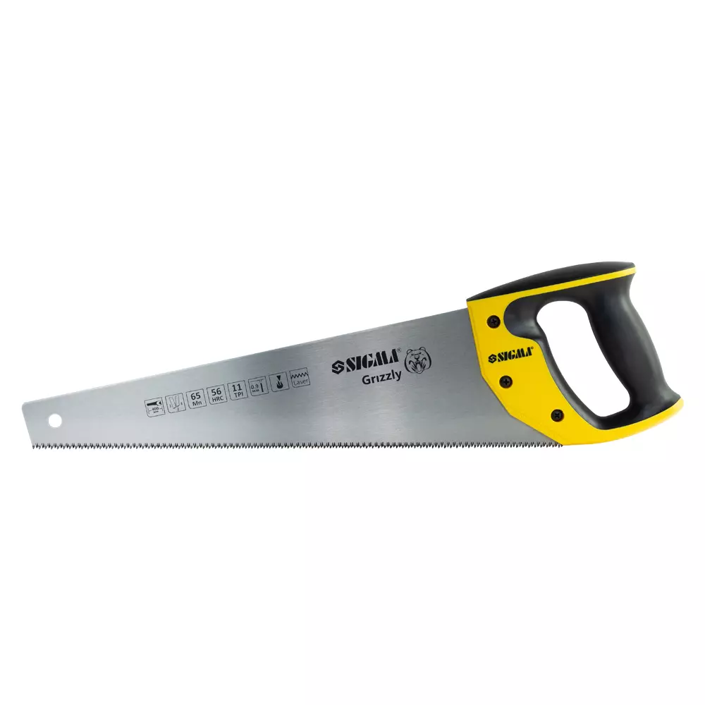 Ножовка по дереву SIGMA 400мм 11TPI Grizzly (4400871)
