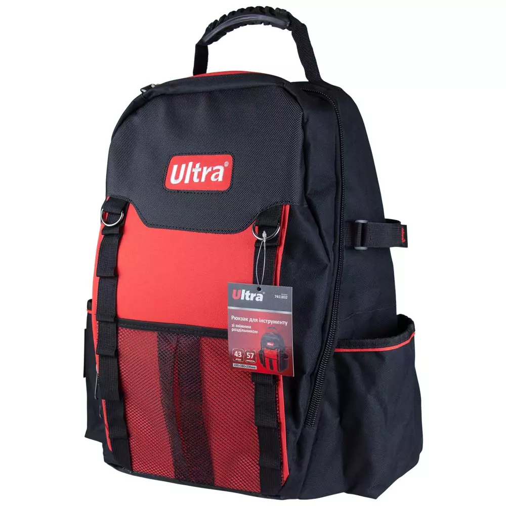 Рюкзак для инструмента ULTRA 6 карманов 490х380х230мм 43л (7411832)