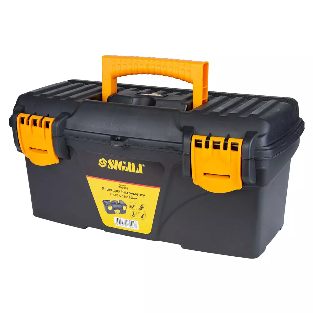 Ящик для инструмента SIGMA 410х209х195мм (7403901) Ящик для инструмента SIGMA 410х209х195мм (7403901)