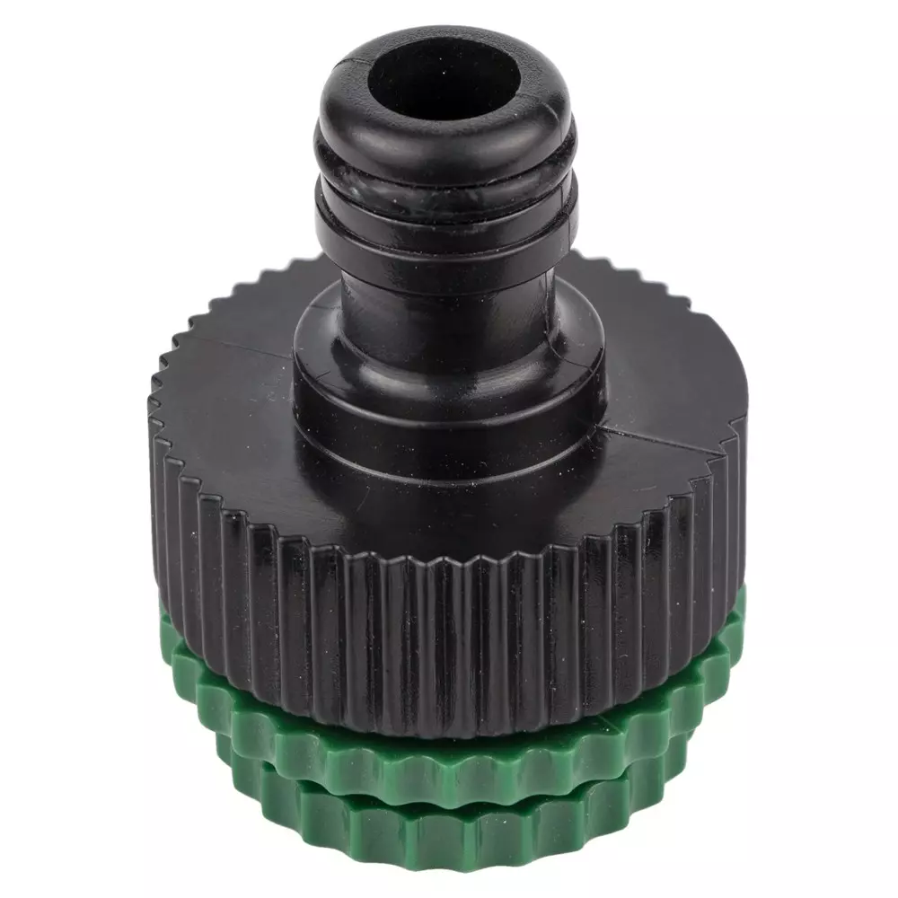 Адаптер GRAD для конектора 1/2" з внутрішнім різьбленням 1/2"х3/4"х1" ABS (5016345)