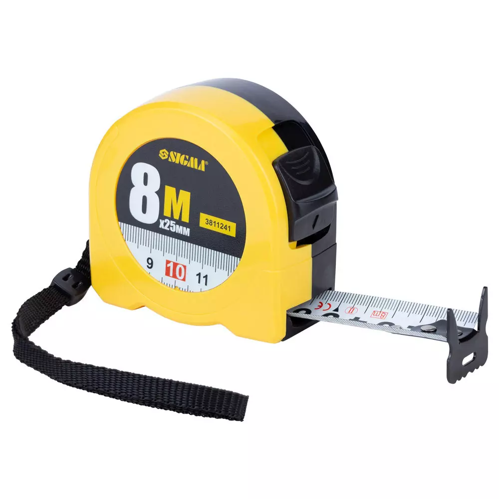 Рулетка SIGMA Color 8м х 25мм (3811241) Рулетка SIGMA Color 8м х 25мм (3811241)